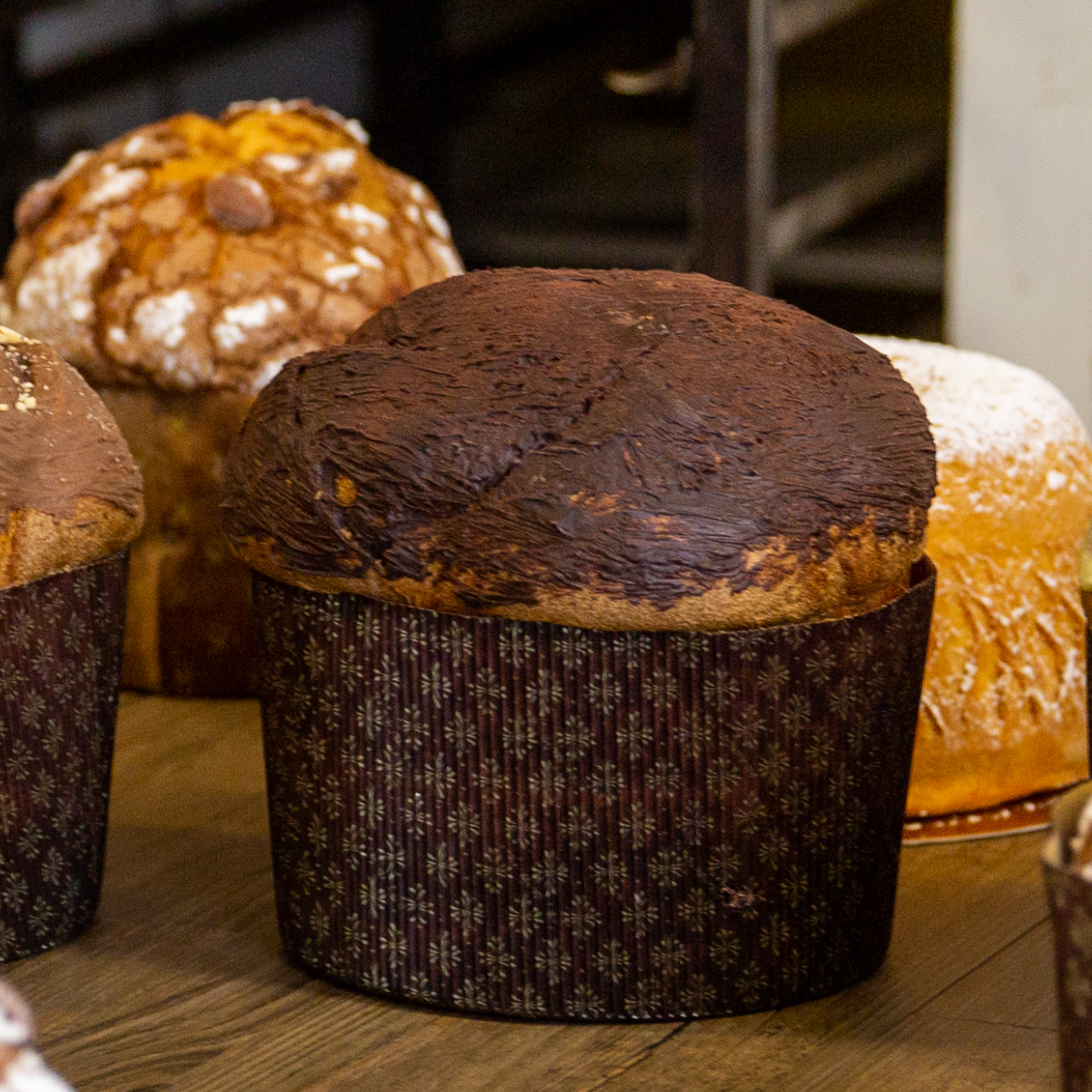 Panettone Artigianale al Cioccolato Fondente